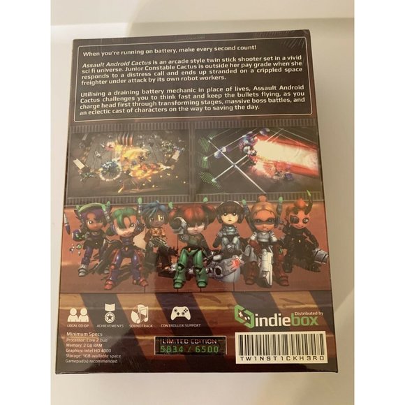 Assault Android Cactus: Limited Collector's Edition PC game Indiebox 5834/6500 - Picture 6 of 6